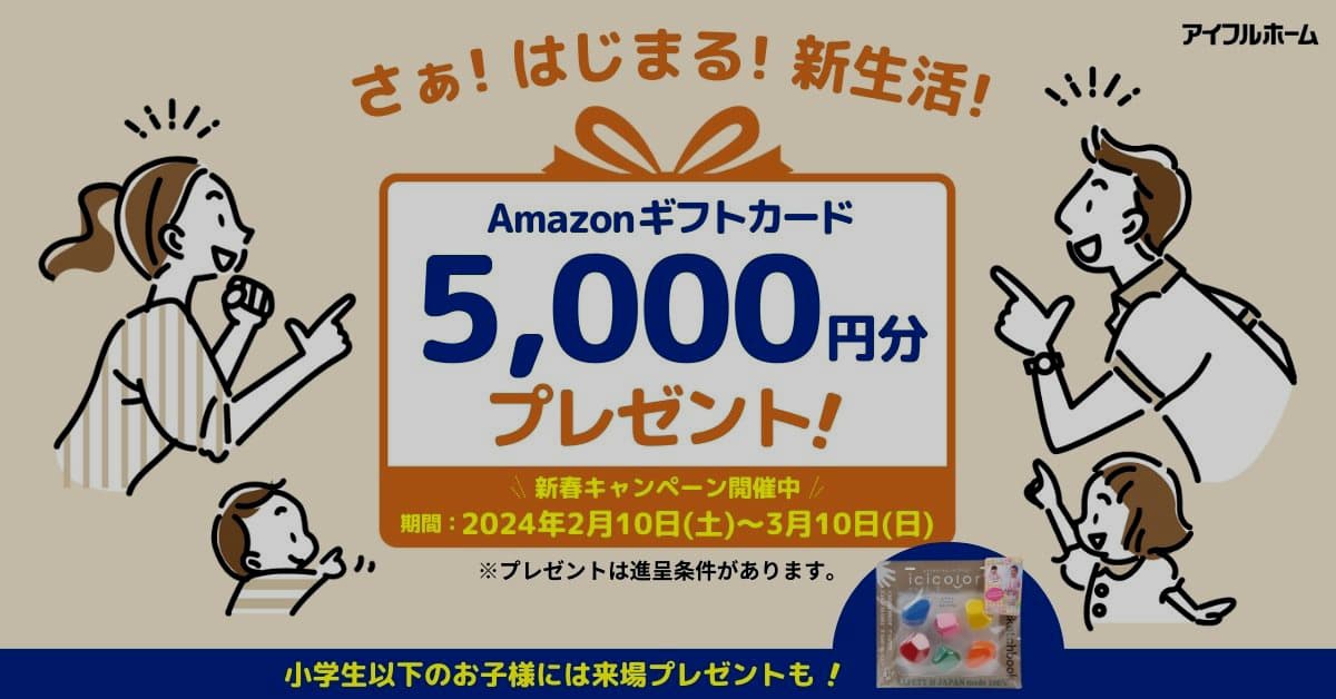 キャンペーン2024年5000円ギフトカードプレゼント
