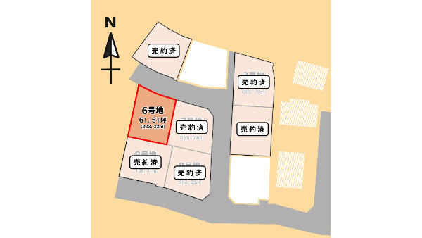売地情報＿中判田２＿６号地
