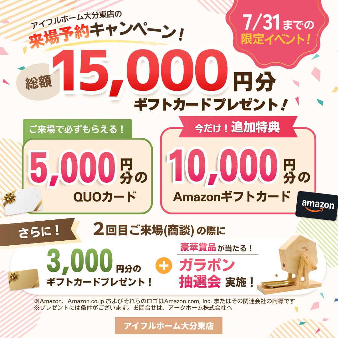 6月・7月キャンペーン開催中・ガラポン抽選会