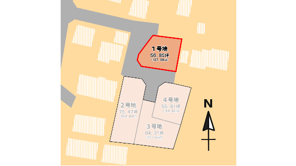売地情報＿猪野２＿１号地